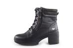 Mustang Veterboots in maat 39 Zwart | 10% extra korting, Kleding | Dames, Schoenen, Verzenden, Zwart, Overige typen, Zo goed als nieuw