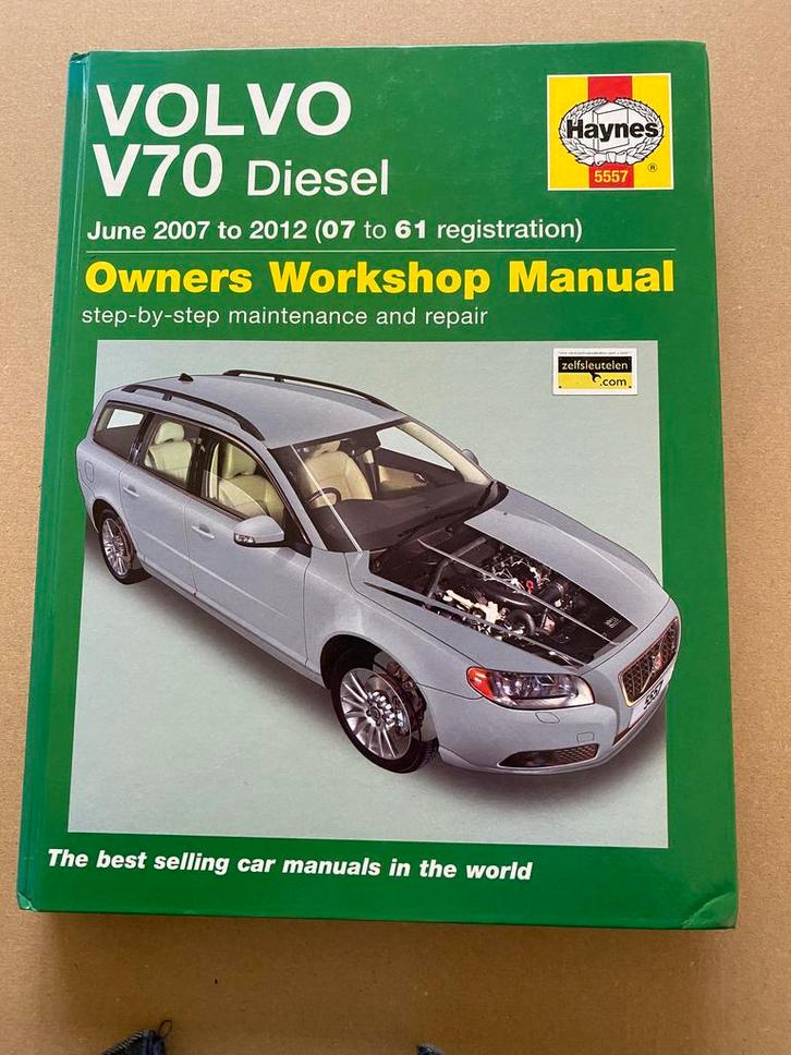 Haynes Workshop Manual - Volvo V70 - Diesel - 2007 to 2012, Boeken, Auto's | Boeken, Zo goed als nieuw, Volvo, Ophalen of Verzenden