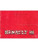 1982 RENAULT 18 INSTRUCTIEBOEKJE NEDERLANDS