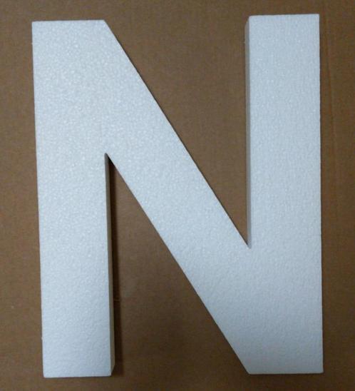 Alfabet styropor piepschuim letter - n smaller lettertype, Hobby en Vrije tijd, Knutselen, Nieuw, Ophalen of Verzenden