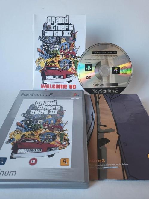 Grand Theft Auto III Platinum Playstation 2, Spelcomputers en Games, Games | Sony PlayStation 2, Ophalen of Verzenden