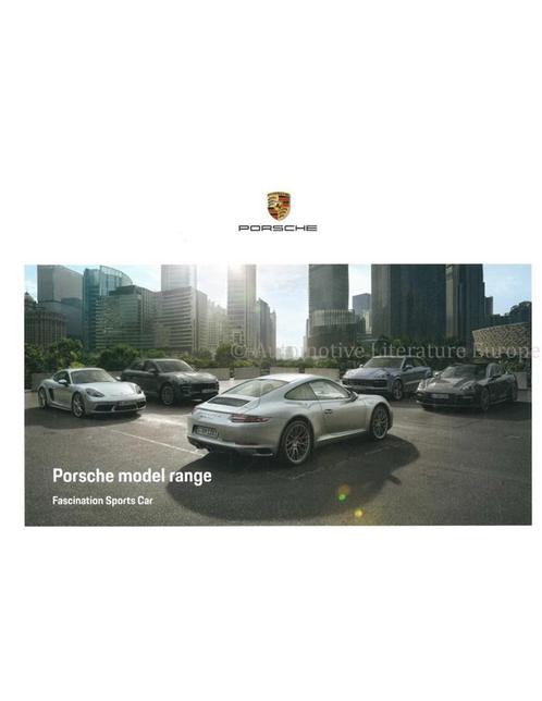 2019 PORSCHE PROGRAMMA BROCHURE ENGELS, Boeken, Auto's | Folders en Tijdschriften, Porsche