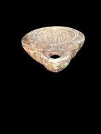 Oud-Romeins Terracotta Olielamp vegetaal. Spaanse