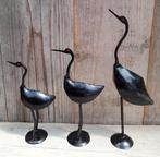 sculptuur, 3 Iron Birds - 1 kg - 30 cm - Metaal