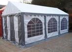 Premium Partytent PVC 4x6x2 mtr in Wit-Grijs (4x6 meter), Verzenden, Nieuw, 2 meter of meer, Partytent