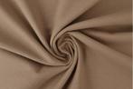10 meter molton stof - Taupe, Overige kleuren, 120 cm of meer, Ophalen of Verzenden, Katoen