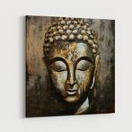 3D Schilderij Metaal – Buddha – 100x100cm, Nieuw, Schilderij, Ophalen of Verzenden, 100 tot 125 cm