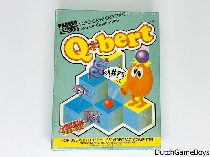 Philips VideoPac - Q Bert, Spelcomputers en Games, Games | Overige, Gebruikt, Verzenden