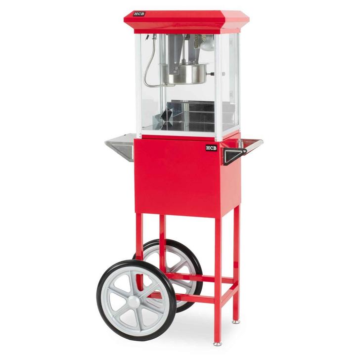 HCB Popcornmachine - compact met onderstel - rood - 230V, Zakelijke goederen, Horeca | Keukenapparatuur, Nieuw in verpakking, Overige typen