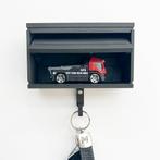 Garage Sleutelhanger met Plat Dak | Met werkende Garagedeur, Nieuw