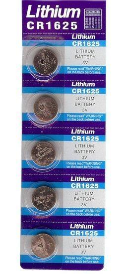 Lithium knoopcel CR1625 (5 stuks), Audio, Tv en Foto, Accu's en Batterijen, Verzenden