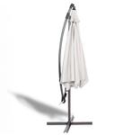 2dekans | Lifa Garden Hangende Parasol Ø 300 cm Crème –, Ophalen of Verzenden, Zo goed als nieuw