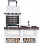 Buitenkeuken set bbq met gootsteen (modern) - black..., Huis en Inrichting, Keuken | Keukenbenodigdheden, Nieuw, Ophalen of Verzenden