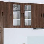 vidaXL Keukenkast aan de muur 2 pcs Bruin Eiken 40 x 31 x 80, Huis en Inrichting, Keuken | Keukenelementen, Verzenden, Nieuw, Bruin