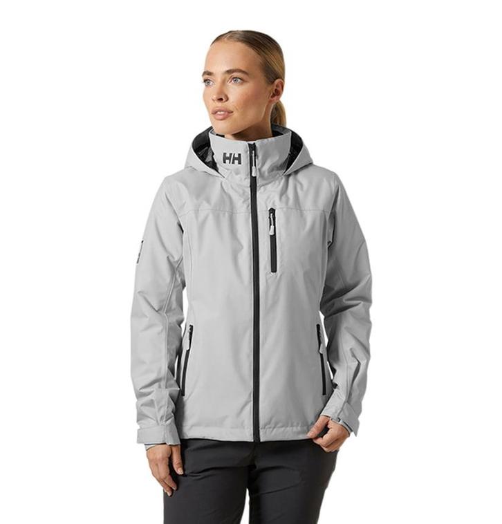 Helly Hansen Crew Hooded Midl Jacket 2.0 | Dames | Grijs, Watersport en Boten, Watersportkleding, Nieuw, Ophalen of Verzenden
