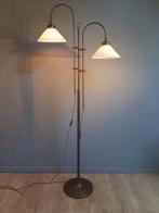 Staande lamp - Berliner - Messing, Glas, Antiek en Kunst