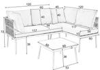 Tuinstoel met Armleuning, Gevlochten Rug & Kaki Kussen, Tuin en Terras, Verzenden, Nieuw