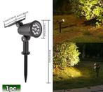 Solar Spotlamp 9 LED –RGB Tuinverlichting, Waterdicht en Ver, Tuin en Terras, Buitenverlichting, Verzenden, Nieuw