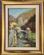 Tullio Rossi (1890-1979) - Antico ponte sul fiume Arroscia