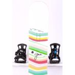 145 151 dames snowboard GNU B-NICE 2023, White, ROCKER, Sport en Fitness, Verzenden, Gebruikt