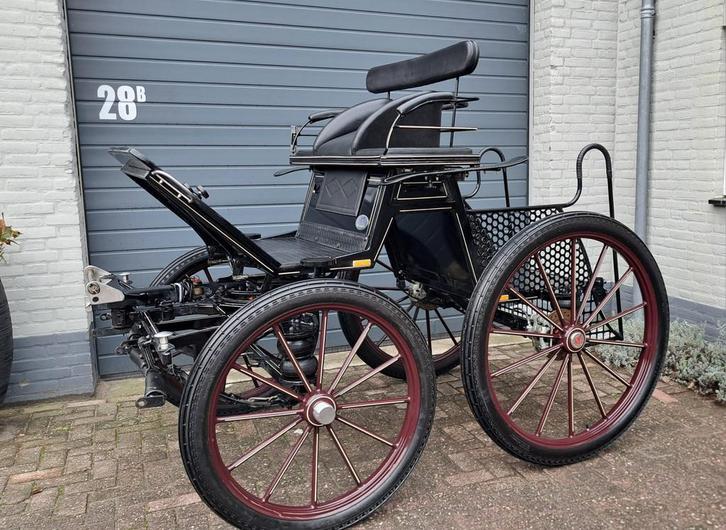 Trainer menwagen koets rijtuig, Dieren en Toebehoren, Rijtuigen en Koetsen, Overige typen, Gebruikt, Paard