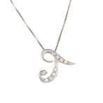 Zonder Minimumprijs - Halsketting - 18 karaat Witgoud, Sieraden, Tassen en Uiterlijk, Kettingen, Nieuw