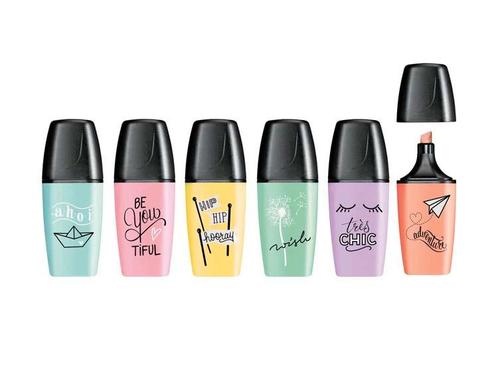 6 STABILO BOSS MINI Markeerstiften - Pastellove Edition - 6, Hobby en Vrije tijd, Overige Hobby en Vrije tijd, Nieuw, Verzenden