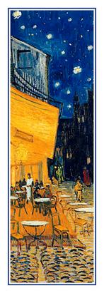 Kunstdruk Vincent van Gogh - Café de Nuit 25x70cm, Verzenden, Nieuw