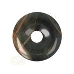 Valkenoog ( Blauwe Tijgeroog )  donut hanger Nr 8 - Ø 3 cm, Verzenden, Nieuw