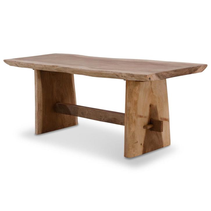 Boomstamtafel Suar - 240 x 86 cm, Zakelijke goederen, Kantoor en Winkelinrichting | Kantoormeubilair en Inrichting, Ophalen of Verzenden