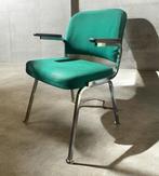 Stoel - Staal, Chroom - Mid-Century Modern Nederlands, Antiek en Kunst, Kunst | Designobjecten