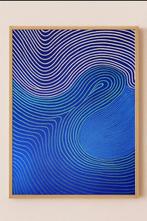 Lao Gonzalez - Blue Waves in Spiral, XL, NO RESERVE