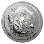 Zilveren Lunar munt Year of the Dragon 2012 10 troy ounce, Verzenden