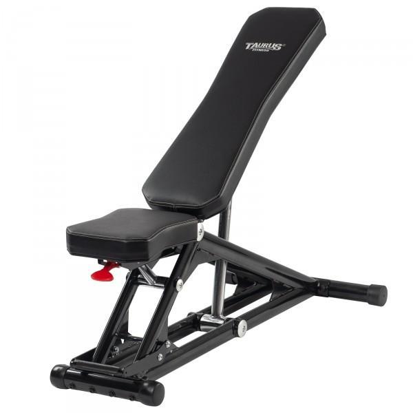 Taurus Design Line Halterbank zwart/zilver | Haltertraining, Sport en Fitness, Fitnessmaterialen, Nieuw, Verzenden