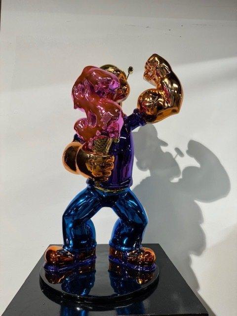 Van Apple - Popeye - Dollar Ice Cream XL, Antiek en Kunst, Kunst | Schilderijen | Modern