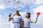 Avento Tafeltennisballen in pot - 60 stuks - ABS, Sport en Fitness, Tafeltennis, Ophalen of Verzenden, Zo goed als nieuw