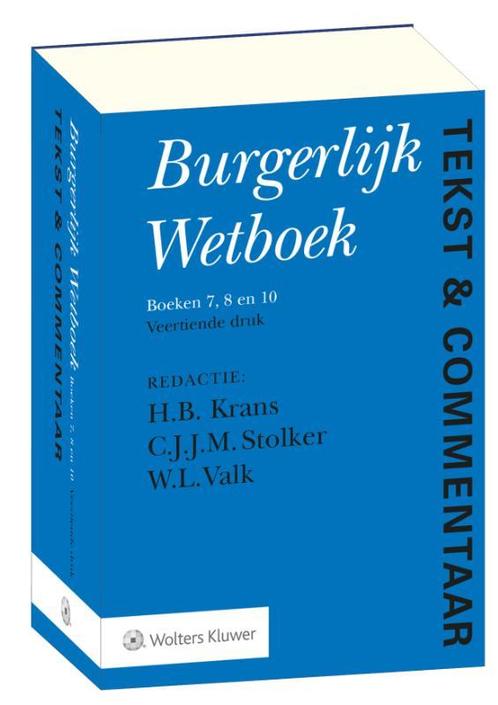 Tekst amp Commentaar Burgerlijk Wetboek Boeken 9789013160840, Boeken, Studieboeken en Cursussen, Zo goed als nieuw, Verzenden