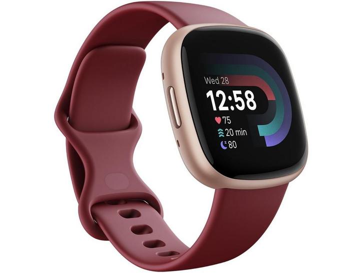 Fitbit Versa 4 - Smartwatch - Ingebouwde GPS en 40+, Huis en Inrichting, Woonaccessoires | Overige, Zo goed als nieuw, Verzenden