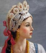 Vladislav Nagornov (1974-) - Jeune Femme au Collier dAmbre