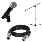 Shure SM58 SE zangmicrofoon met kabel en statief, Muziek en Instrumenten, Microfoons, Nieuw, Verzenden