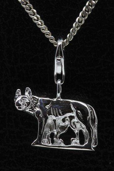 Zilveren Romulus met Remus en Wolvin hanger en/of bedel, Sieraden, Tassen en Uiterlijk, Bedels, Verzenden