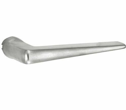Deurkruk / Deurklink Wig mat nikkel ongelakt, Doe-het-zelf en Verbouw, Hang- en Sluitwerk, Nieuw, Ophalen of Verzenden