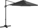 Hoppa Zweef Parasol 300x300 cm met voet van 199 voor 75  NEW, Verstelbaar, Nieuw, Ophalen of Verzenden, Zweefparasol