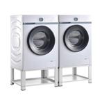 [en.casa] Wasmachine sokkel dubbel Cremlingen verhoger met p, Verzenden, Nieuw