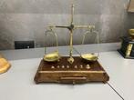 Balans of weegschaal - Hout en messing - Antieke, Antiek en Kunst