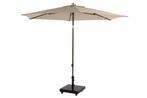 Azzurro stokparasol 300 cmØ wenge frame zand 4 Seasons, Tuin en Terras, Parasols, Ophalen of Verzenden, Nieuw