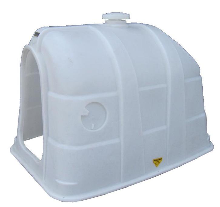 Kalverhut Standaard WIT - kalveriglo met SkyLight voerluik /, Dieren en Toebehoren, Hondenhokken, Nieuw, Ophalen of Verzenden