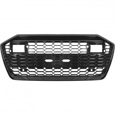 Grill Audi A6 S-Line C8 RS6 Look Glans Zwart PDC/ACC, Auto-onderdelen, Carrosserie en Plaatwerk, Ophalen of Verzenden