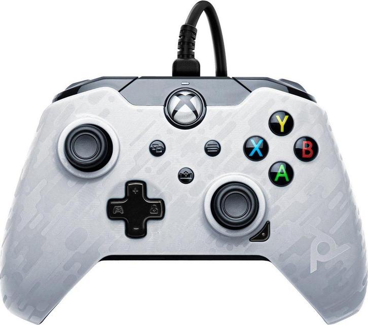 Xbox Series Controller Wired - White Camo - PDP Xbox Series, Spelcomputers en Games, Spelcomputers | Xbox Series X en S, Zo goed als nieuw