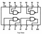 74HC00 Quad 2-input NAND Gate IC - 5 stuks, Hobby en Vrije tijd, Nieuw, Verzenden